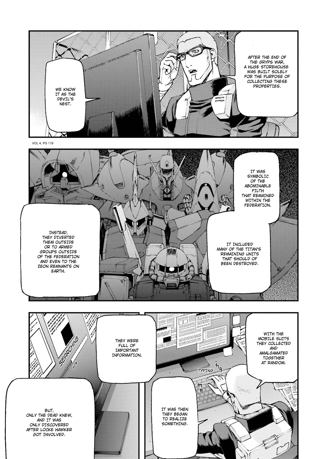 Kidou Senshi Gundam U.C. 0094 - Across The Sky Chapter 15 page 17 - Chapter 15: Something That Soars, Something That Crawls.
