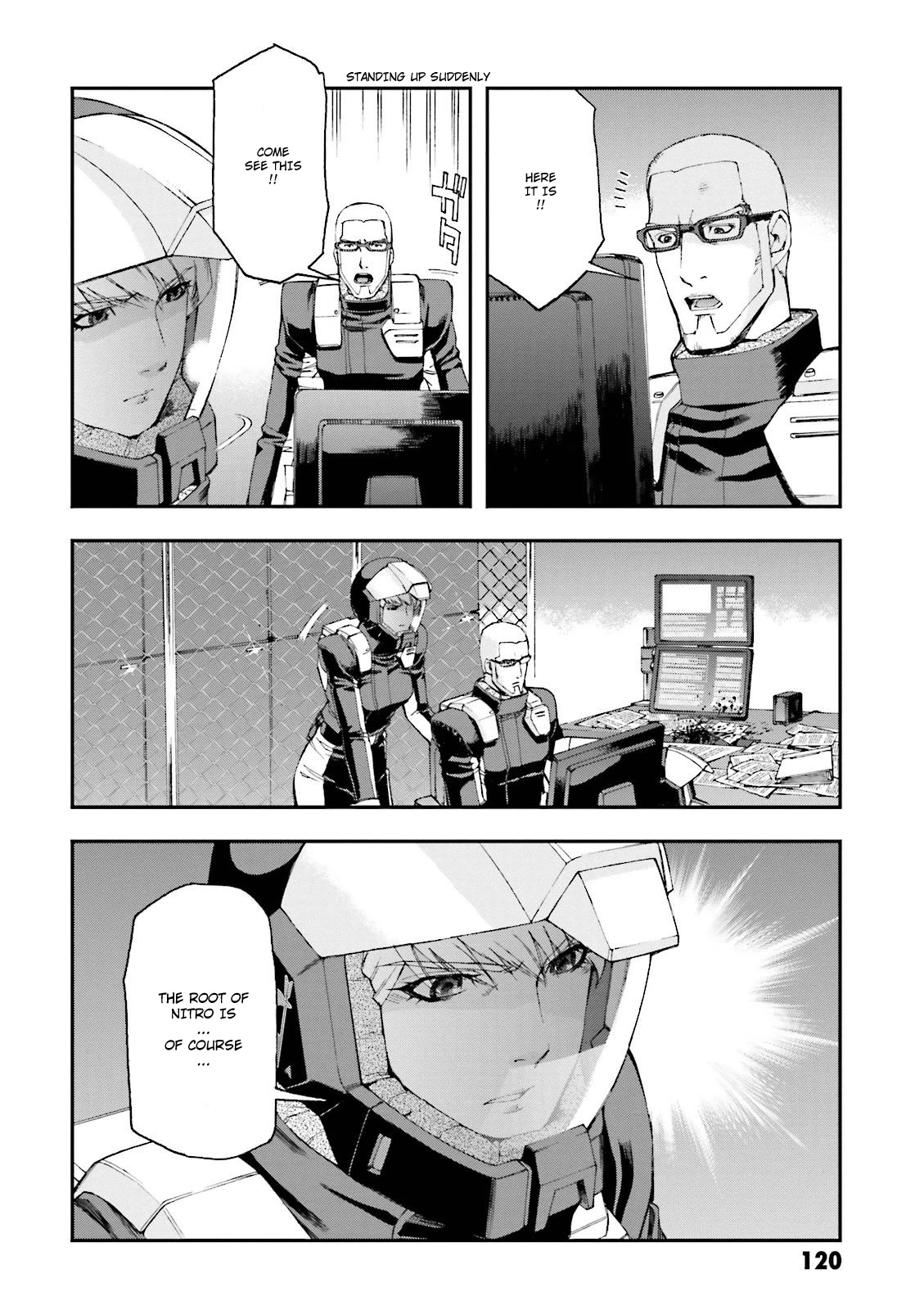 Kidou Senshi Gundam U.C. 0094 - Across The Sky Chapter 15 page 18 - Chapter 15: Something That Soars, Something That Crawls.