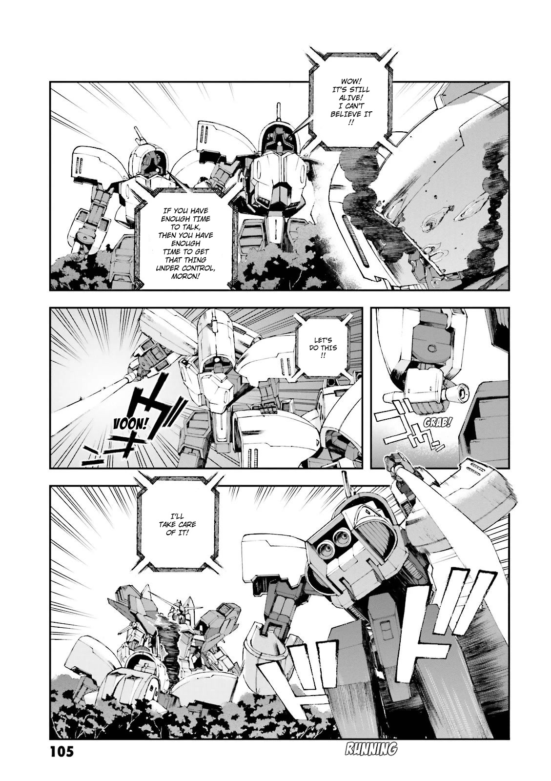Kidou Senshi Gundam U.C. 0094 - Across The Sky Chapter 15 page 3 - Chapter 15: Something That Soars, Something That Crawls.