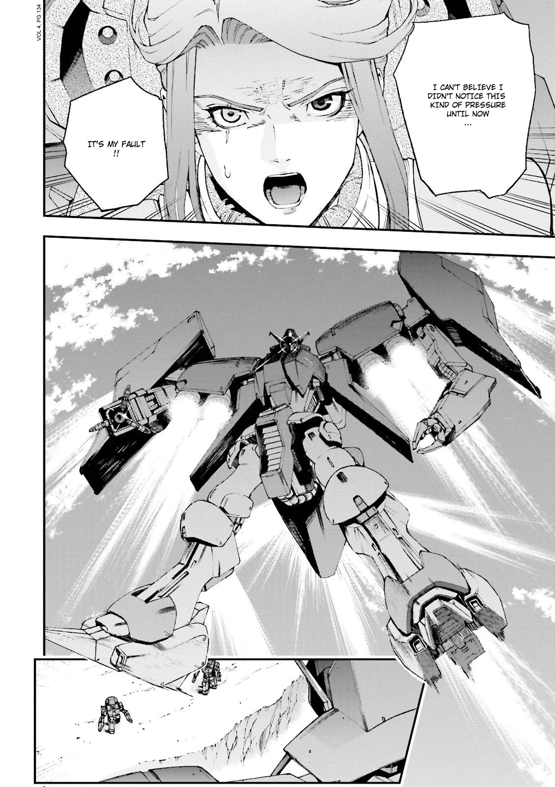 Kidou Senshi Gundam U.C. 0094 - Across The Sky Chapter 15 page 32 - Chapter 15: Something That Soars, Something That Crawls.
