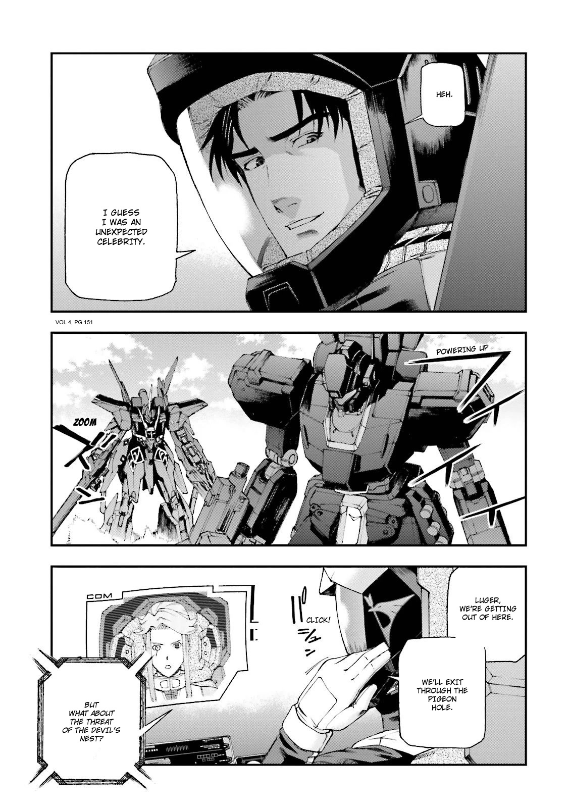 Kidou Senshi Gundam U.C. 0094 - Across The Sky Chapter 15 page 49 - Chapter 15: Something That Soars, Something That Crawls.