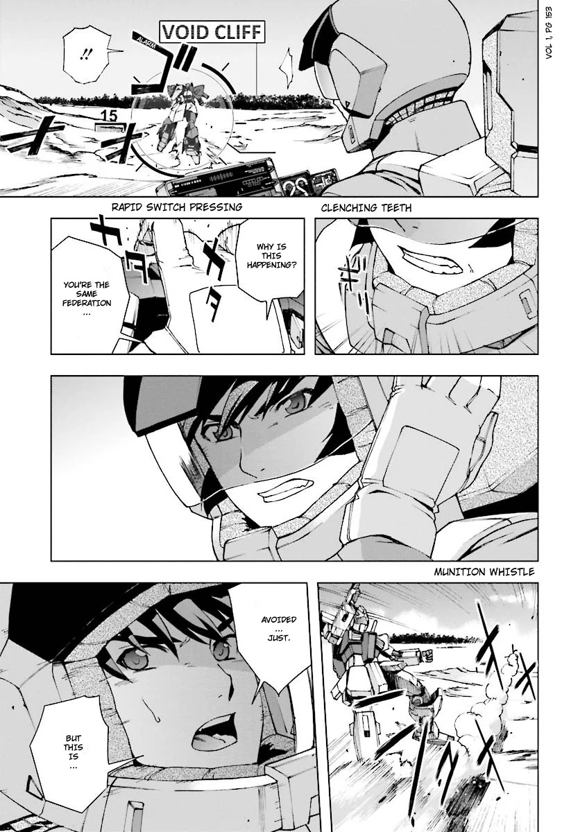 Kidou Senshi Gundam U.C. 0094 - Across The Sky Chapter 2 page 21 - Chapter 2: The Raven Suddenly Turns