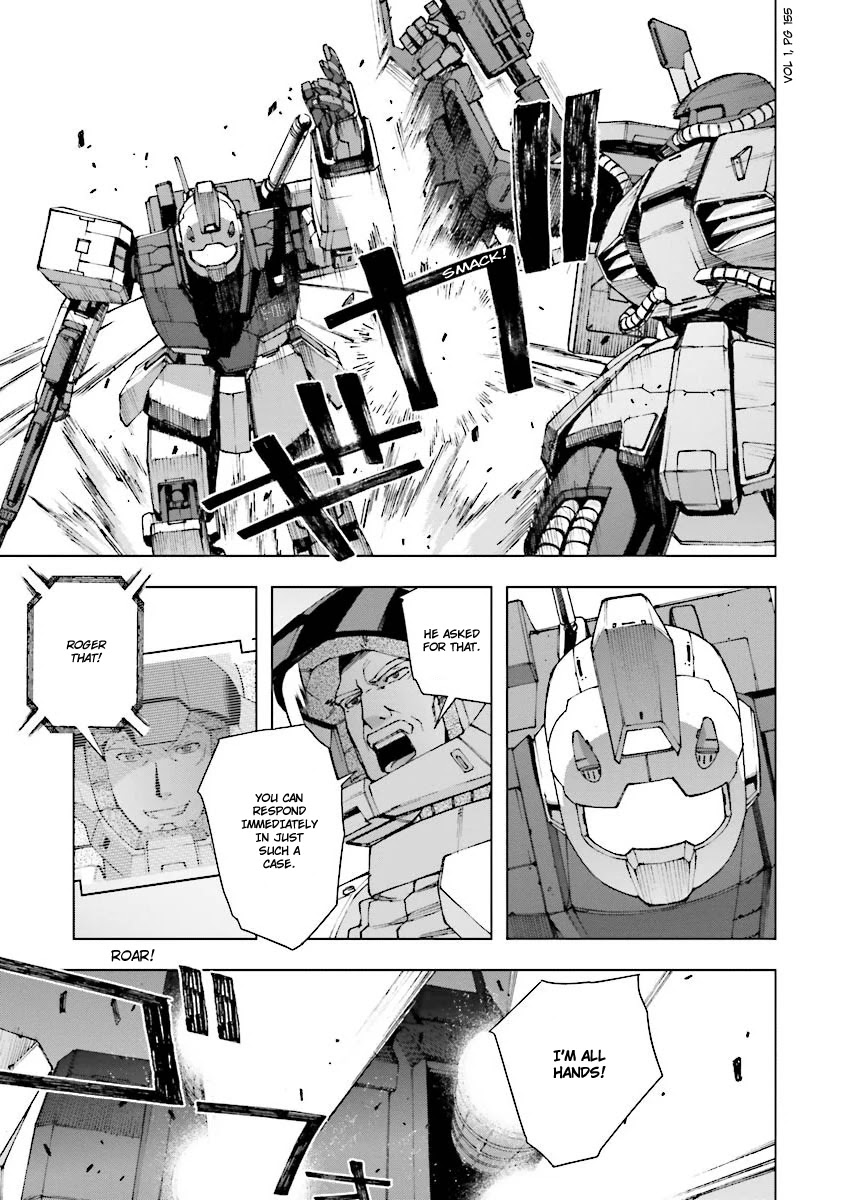 Kidou Senshi Gundam U.C. 0094 - Across The Sky Chapter 2 page 23 - Chapter 2: The Raven Suddenly Turns