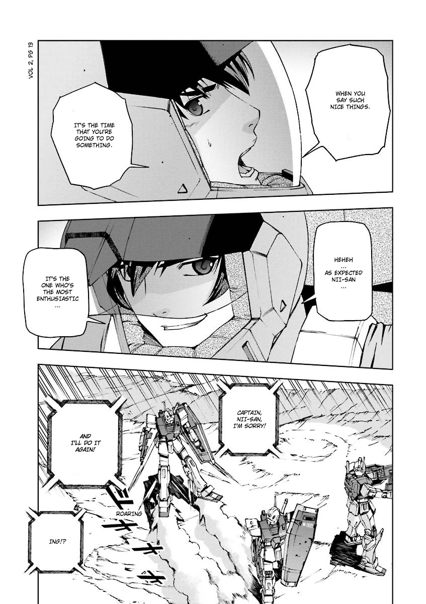 Kidou Senshi Gundam U.C. 0094 - Across The Sky Chapter 3 page 12 - Chapter 3: Flying