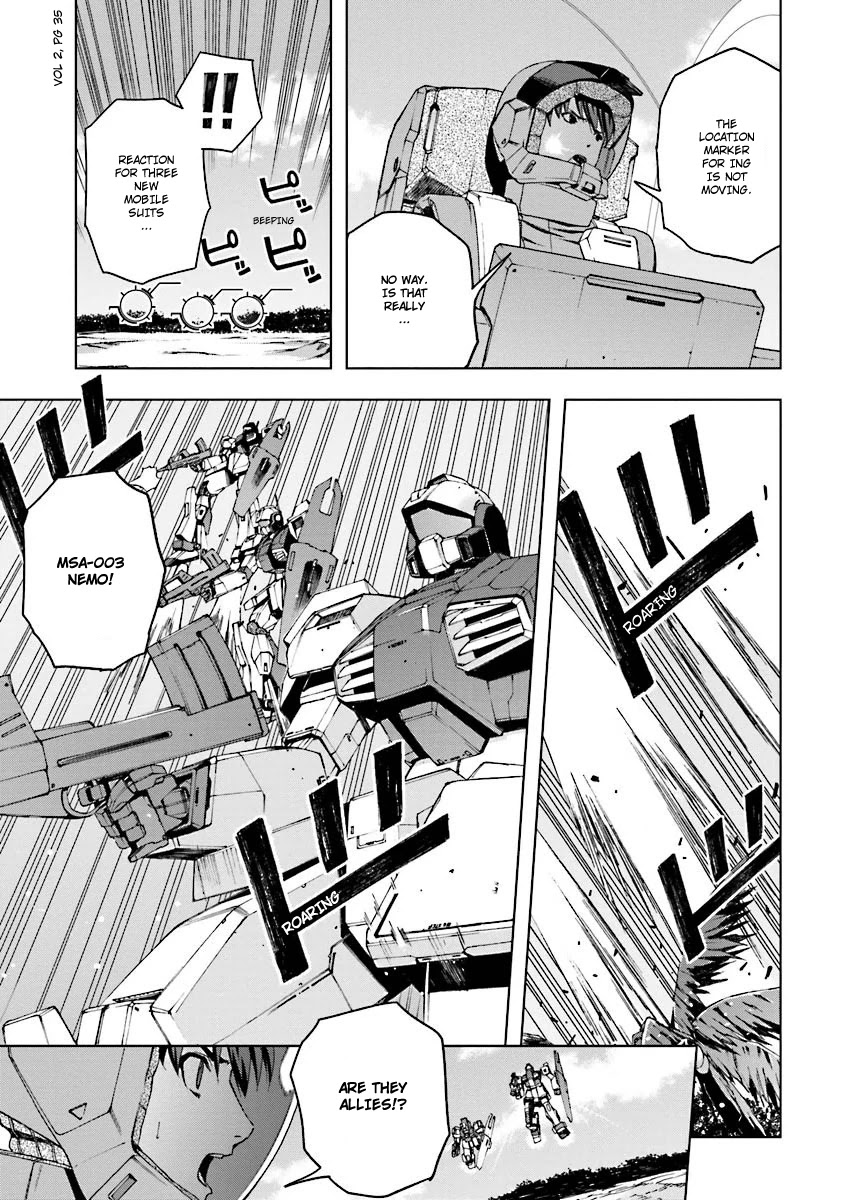 Kidou Senshi Gundam U.C. 0094 - Across The Sky Chapter 3 page 33 - Chapter 3: Flying