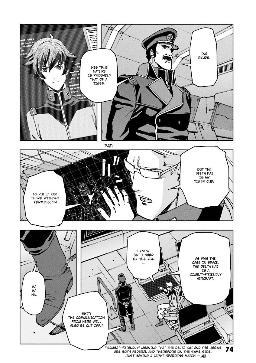 Kidou Senshi Gundam U.C. 0094 - Across The Sky Chapter 4 page 13 - Chapter 4: Blue Flame Start
