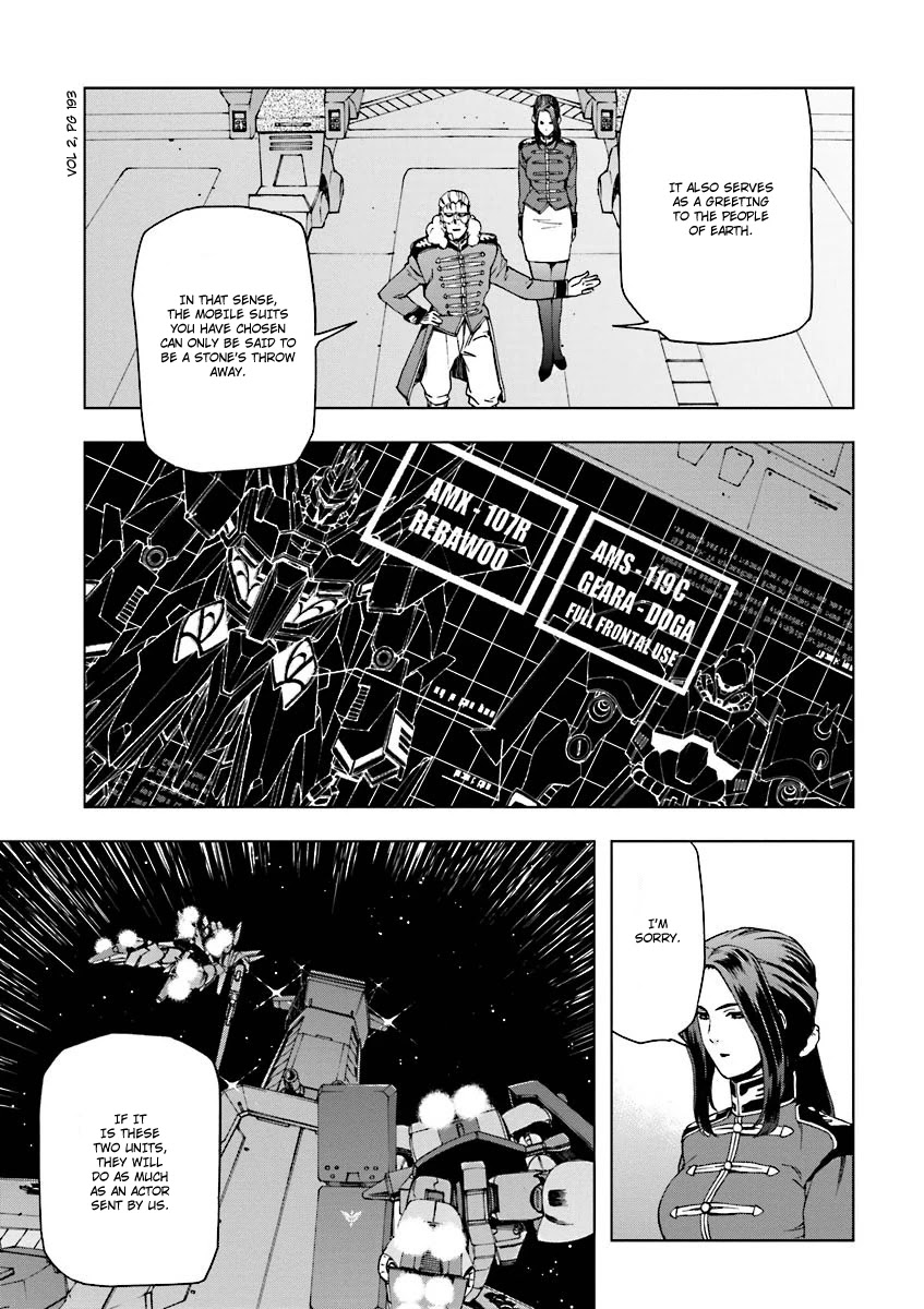 Kidou Senshi Gundam U.C. 0094 - Across The Sky Chapter 8.1 page 6 - Chapter 8.1: The Sound of Rubbing Sleeves