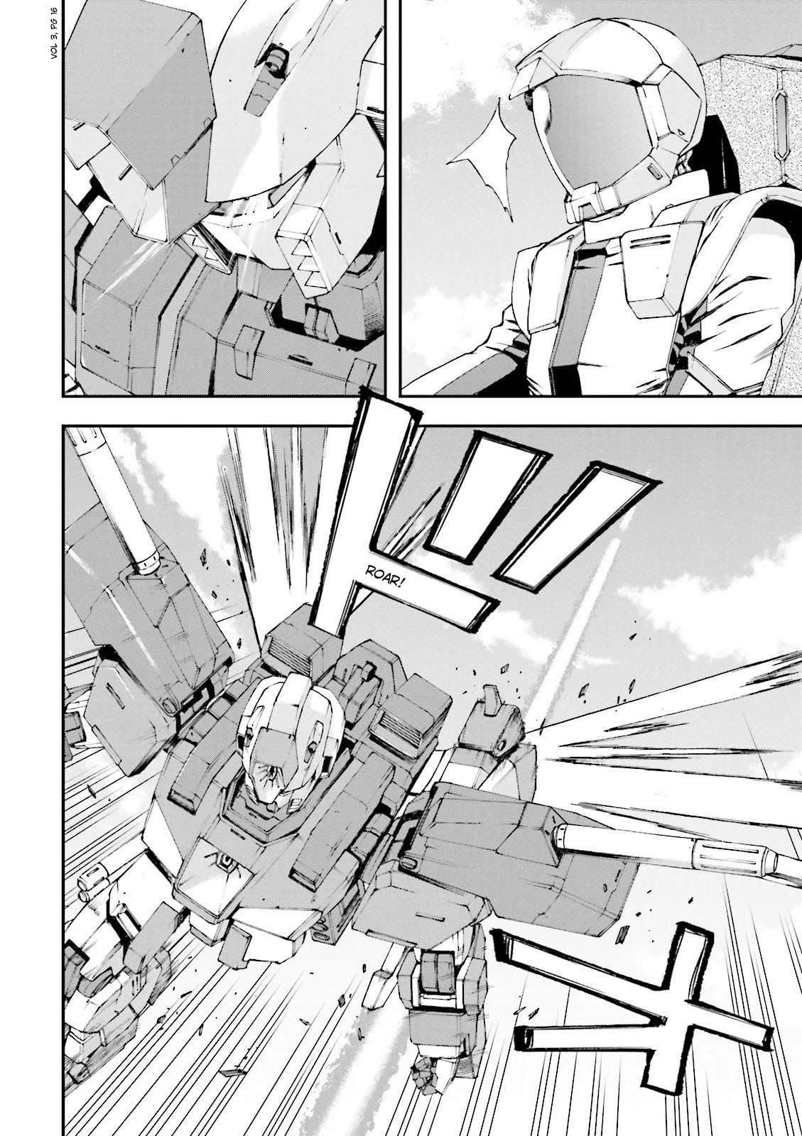 Kidou Senshi Gundam U.C. 0094 - Across The Sky Chapter 8 page 15 - Chapter 8: The Sound of Sleeves Rubbing