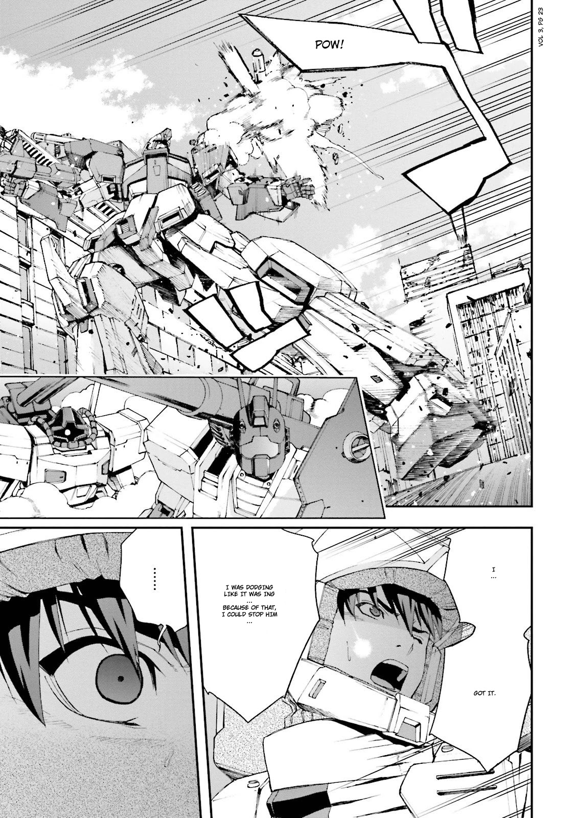 Kidou Senshi Gundam U.C. 0094 - Across The Sky Chapter 8 page 22 - Chapter 8: The Sound of Sleeves Rubbing