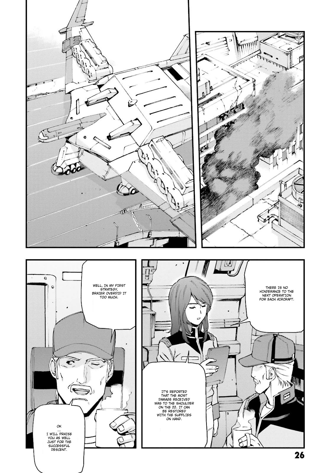Kidou Senshi Gundam U.C. 0094 - Across The Sky Chapter 8 page 25 - Chapter 8: The Sound of Sleeves Rubbing