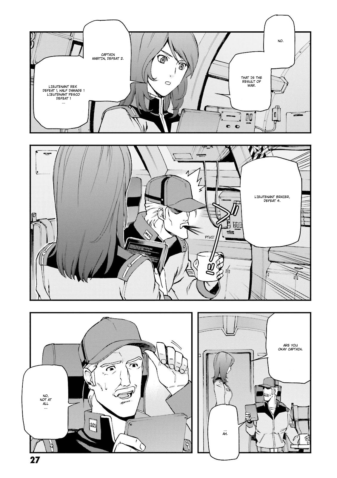 Kidou Senshi Gundam U.C. 0094 - Across The Sky Chapter 8 page 26 - Chapter 8: The Sound of Sleeves Rubbing