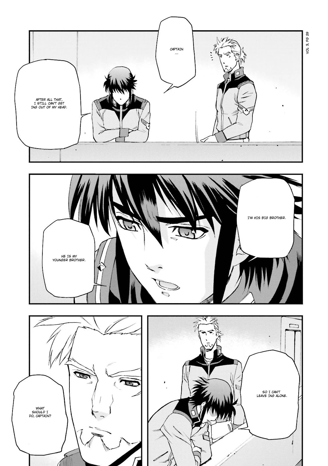 Kidou Senshi Gundam U.C. 0094 - Across The Sky Chapter 8 page 28 - Chapter 8: The Sound of Sleeves Rubbing