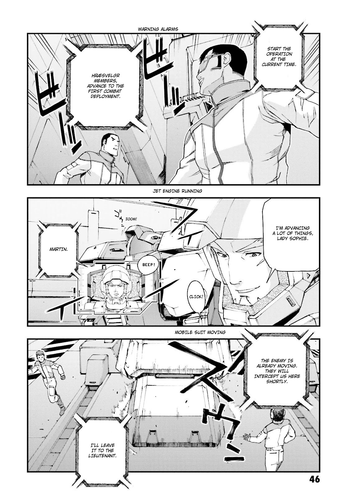 Kidou Senshi Gundam U.C. 0094 - Across The Sky Chapter 9 page 14 - Chapter 9: Devil's Nest