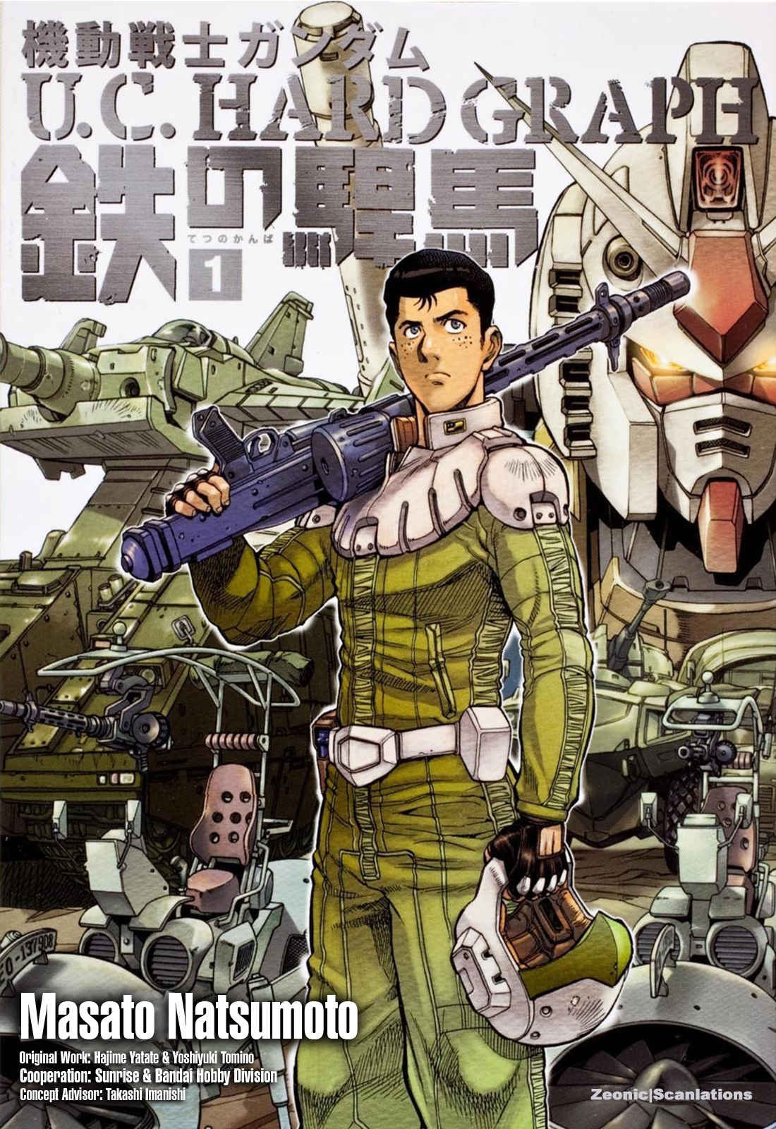 Kidou Senshi Gundam U.C. Hard Graph - Tetsu no Kanba Chapter 0 page 1 - Chapter 0: Prologue - Earth Drop Operation