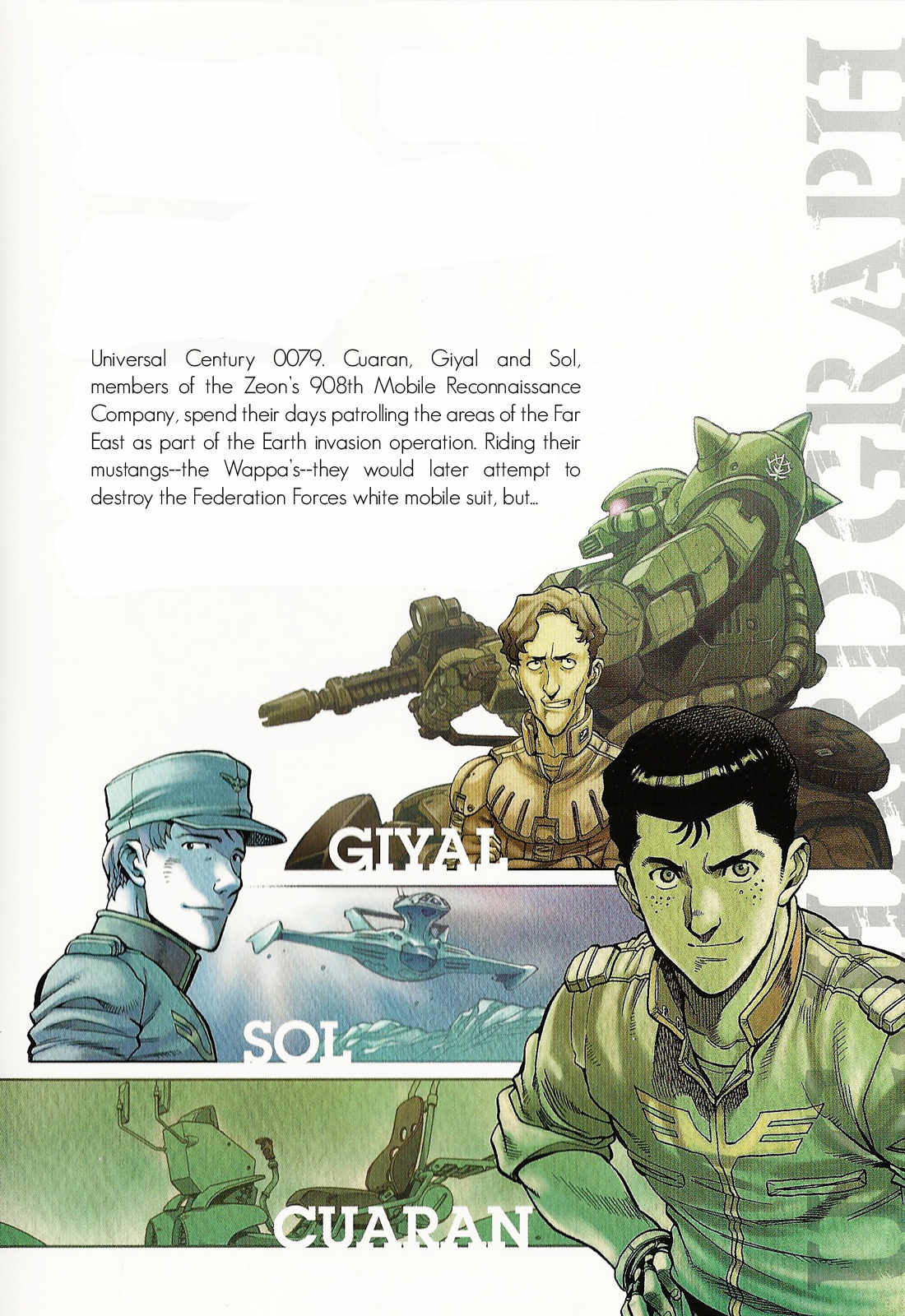 Kidou Senshi Gundam U.C. Hard Graph - Tetsu no Kanba Chapter 0 page 2 - Chapter 0: Prologue - Earth Drop Operation