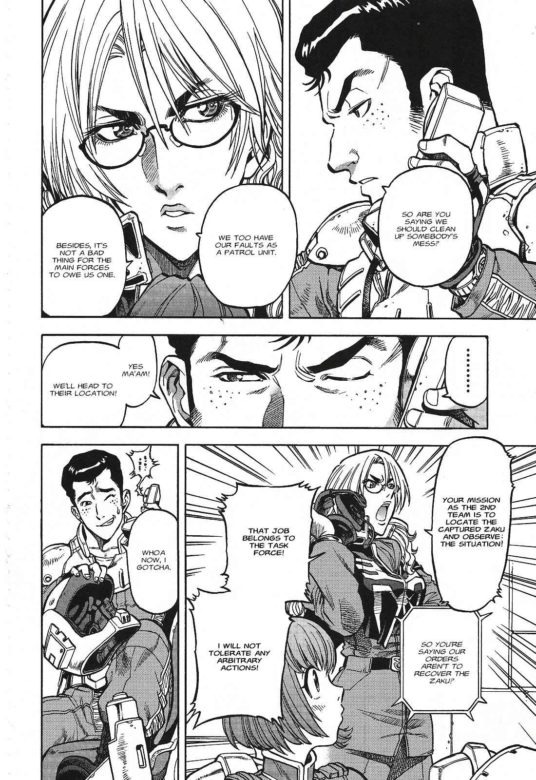 Kidou Senshi Gundam U.C. Hard Graph - Tetsu no Kanba Chapter 1 page 15 - Chapter 1: He Who Rides on the Battlefield