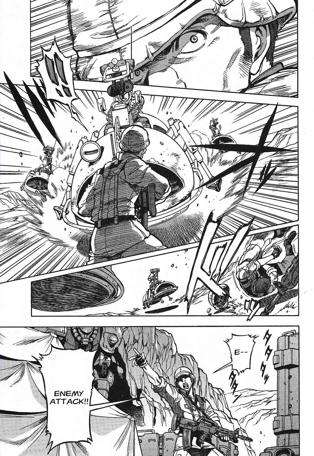 Kidou Senshi Gundam U.C. Hard Graph - Tetsu no Kanba Chapter 1 page 21 - Chapter 1: He Who Rides on the Battlefield