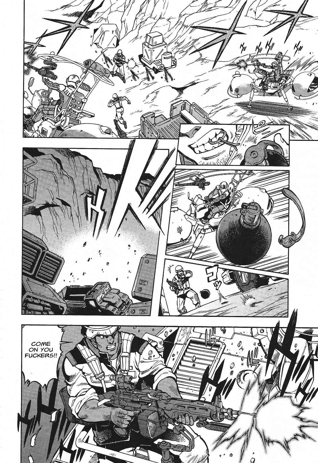Kidou Senshi Gundam U.C. Hard Graph - Tetsu no Kanba Chapter 1 page 22 - Chapter 1: He Who Rides on the Battlefield