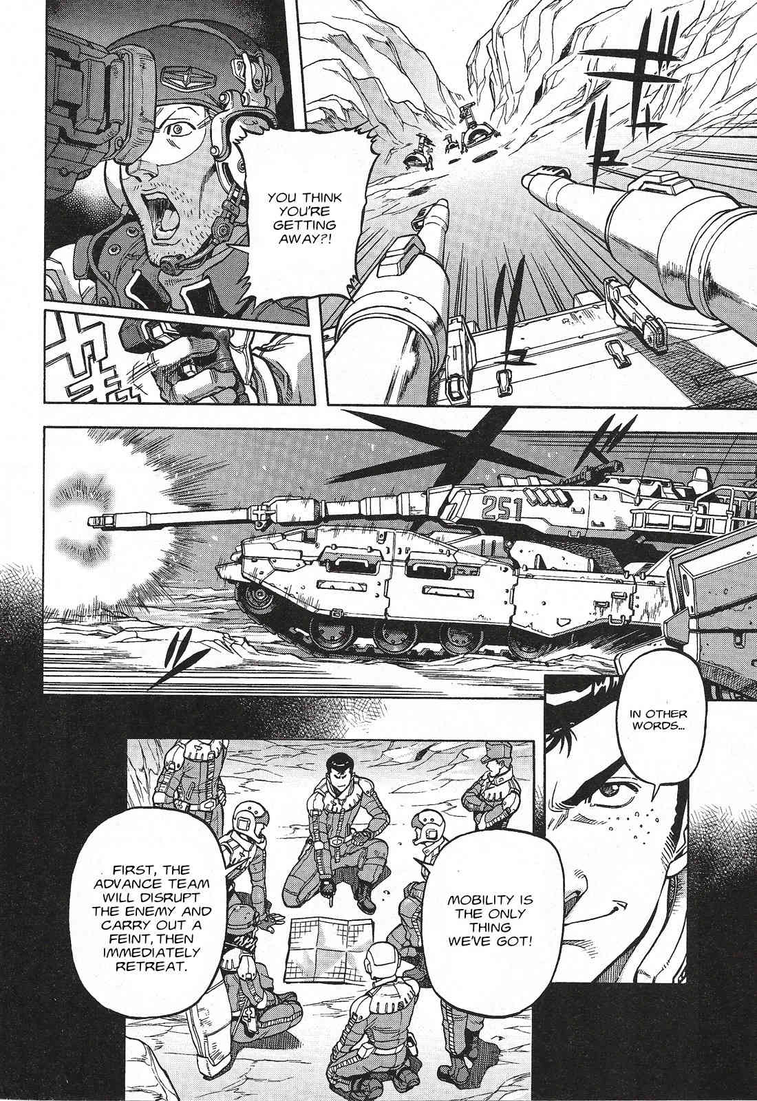 Kidou Senshi Gundam U.C. Hard Graph - Tetsu no Kanba Chapter 1 page 24 - Chapter 1: He Who Rides on the Battlefield