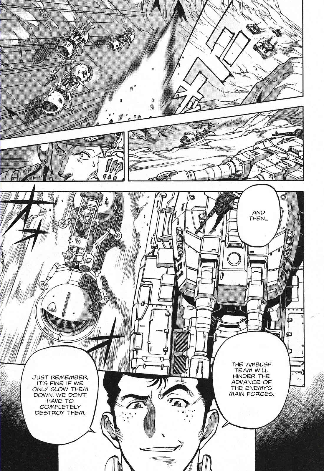 Kidou Senshi Gundam U.C. Hard Graph - Tetsu no Kanba Chapter 1 page 25 - Chapter 1: He Who Rides on the Battlefield