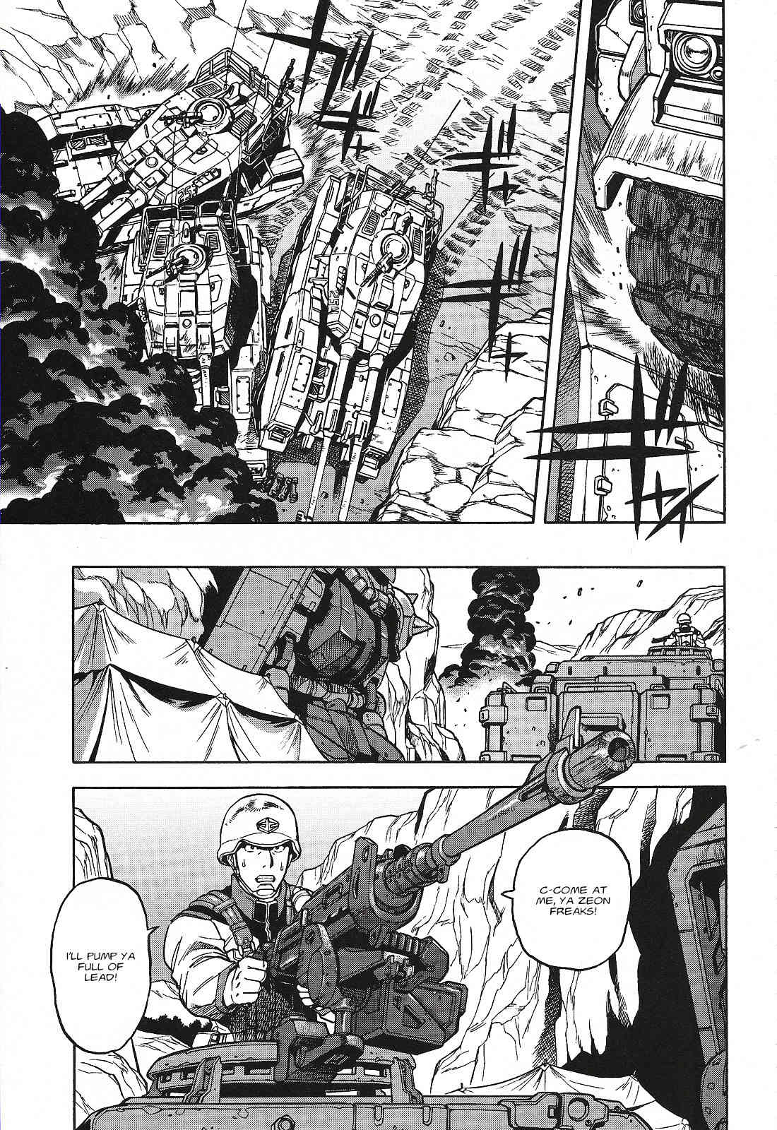 Kidou Senshi Gundam U.C. Hard Graph - Tetsu no Kanba Chapter 1 page 27 - Chapter 1: He Who Rides on the Battlefield