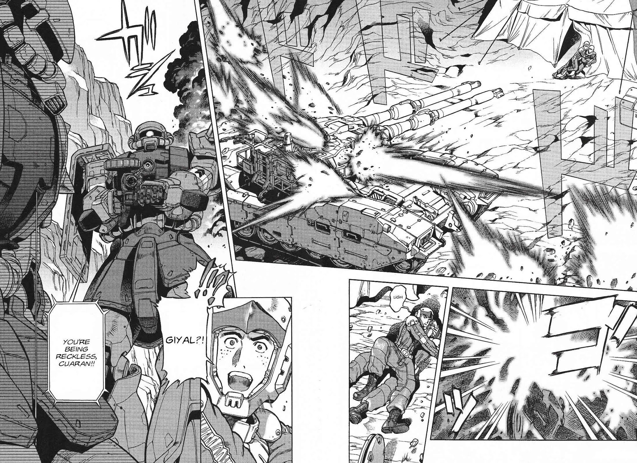 Kidou Senshi Gundam U.C. Hard Graph - Tetsu no Kanba Chapter 1 page 32 - Chapter 1: He Who Rides on the Battlefield