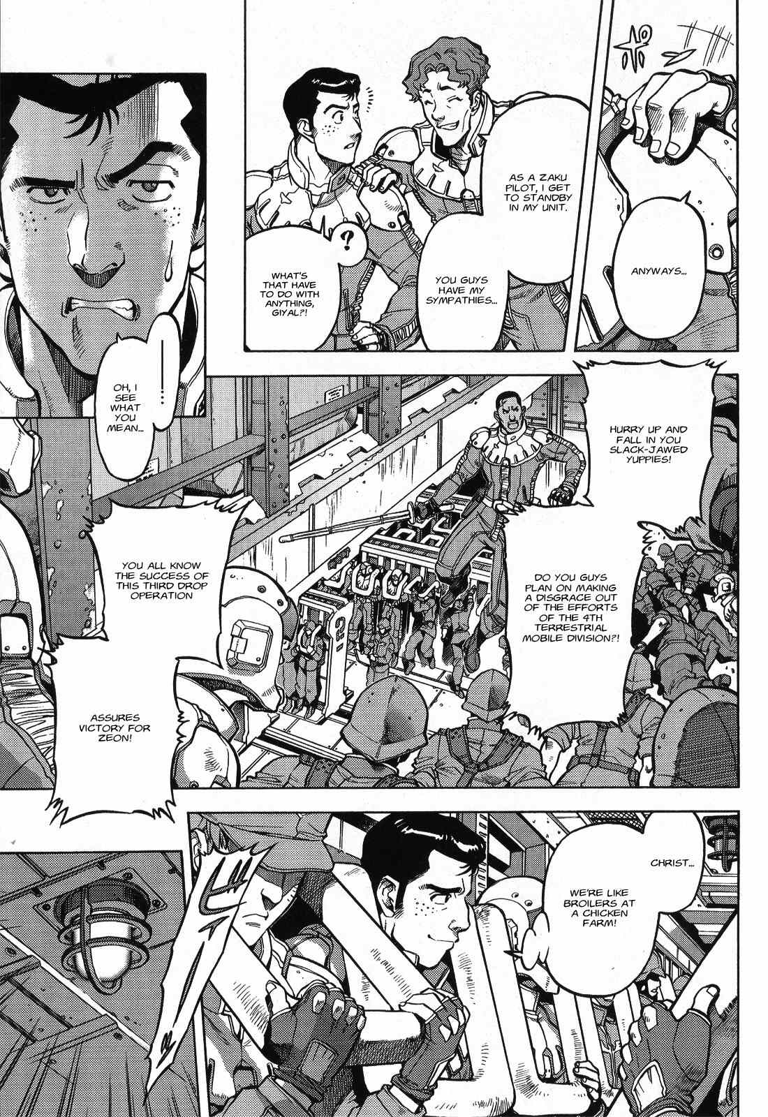 Kidou Senshi Gundam U.C. Hard Graph - Tetsu no Kanba Chapter 1 page 5 - Chapter 1: He Who Rides on the Battlefield