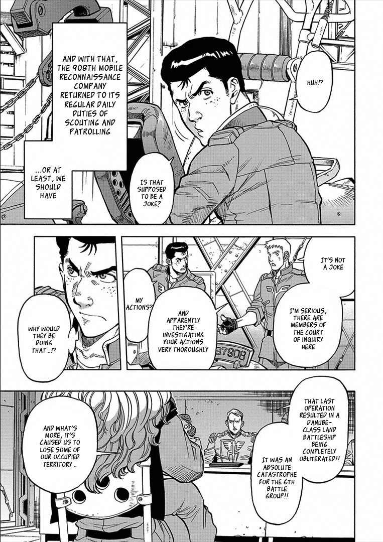 Kidou Senshi Gundam U.C. Hard Graph - Tetsu no Kanba Chapter 10 page 12 - Chapter 10: Ripples of the Battlefield