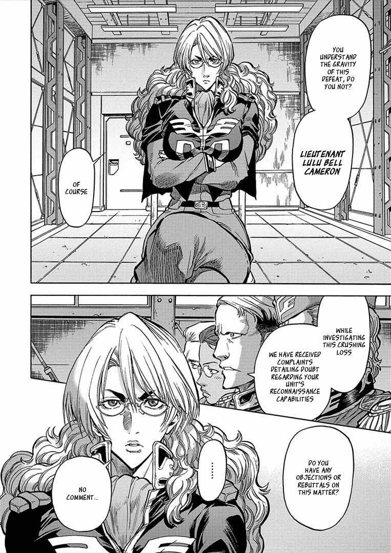 Kidou Senshi Gundam U.C. Hard Graph - Tetsu no Kanba Chapter 10 page 13 - Chapter 10: Ripples of the Battlefield