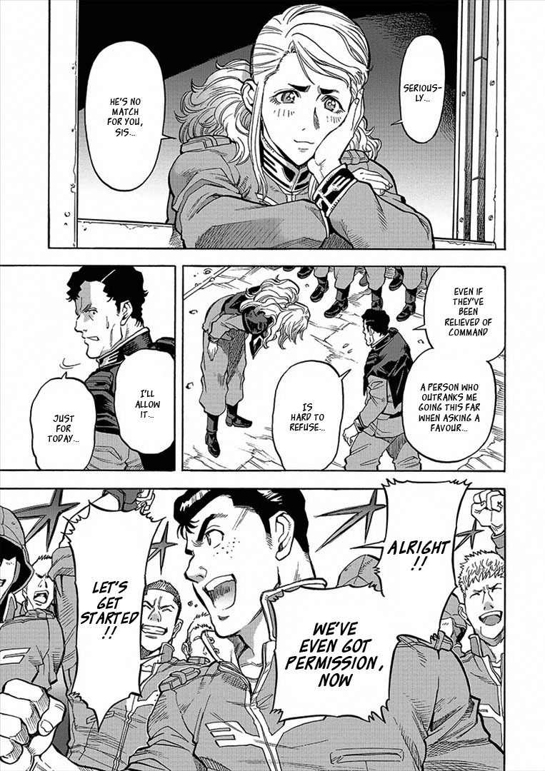Kidou Senshi Gundam U.C. Hard Graph - Tetsu no Kanba Chapter 11 page 14 - Chapter 11: Event