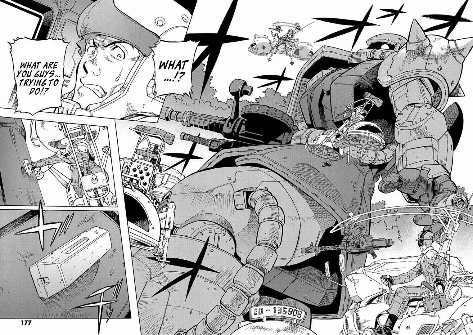 Kidou Senshi Gundam U.C. Hard Graph - Tetsu no Kanba Chapter 12 page 16 - Chapter 12: The Man, Cuaran