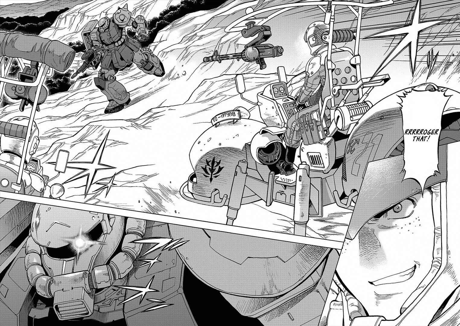 Kidou Senshi Gundam U.C. Hard Graph - Tetsu no Kanba Chapter 12 page 9 - Chapter 12: The Man, Cuaran