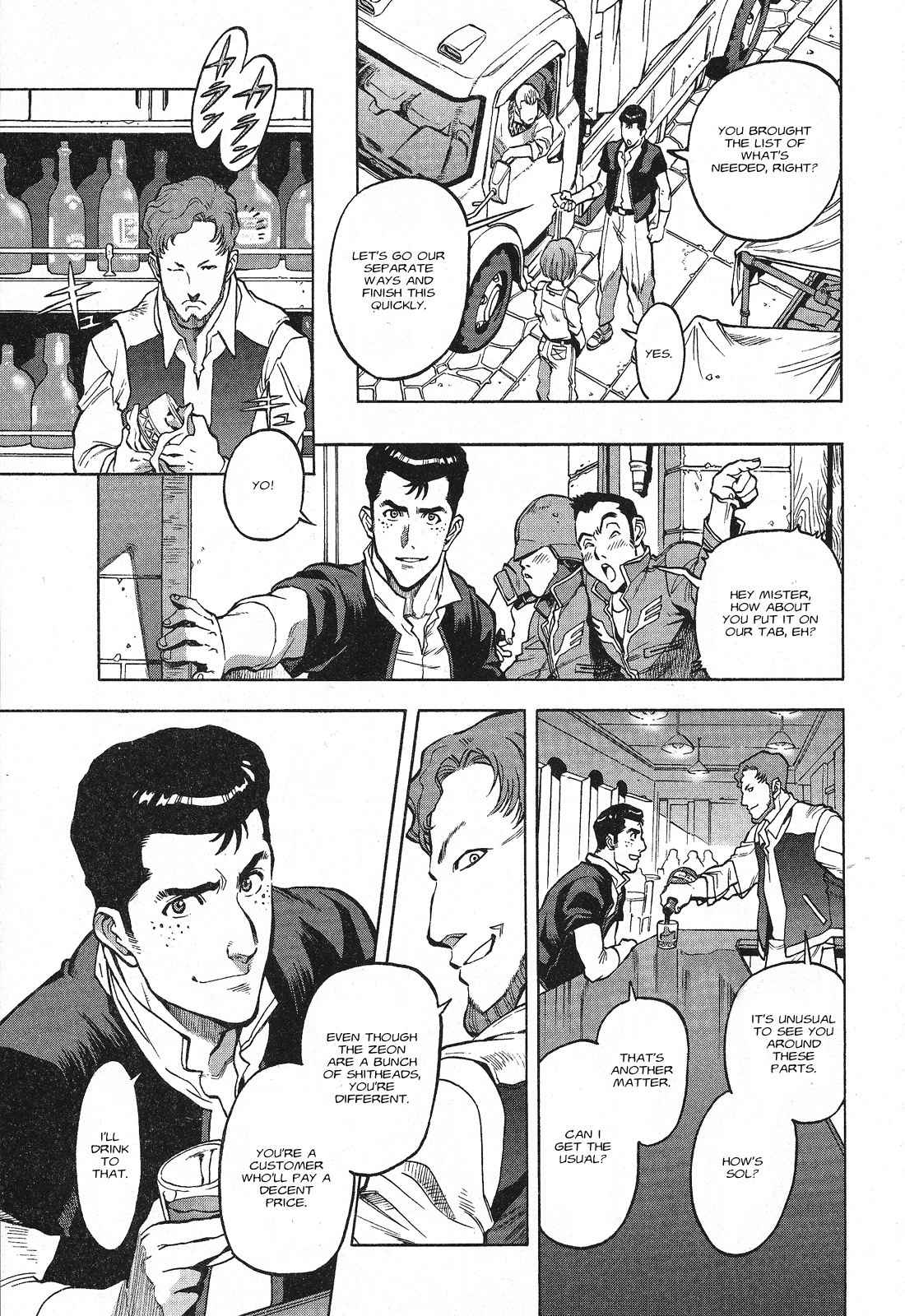 Kidou Senshi Gundam U.C. Hard Graph - Tetsu no Kanba Chapter 2 page 14 - Chapter 2: The Set-up