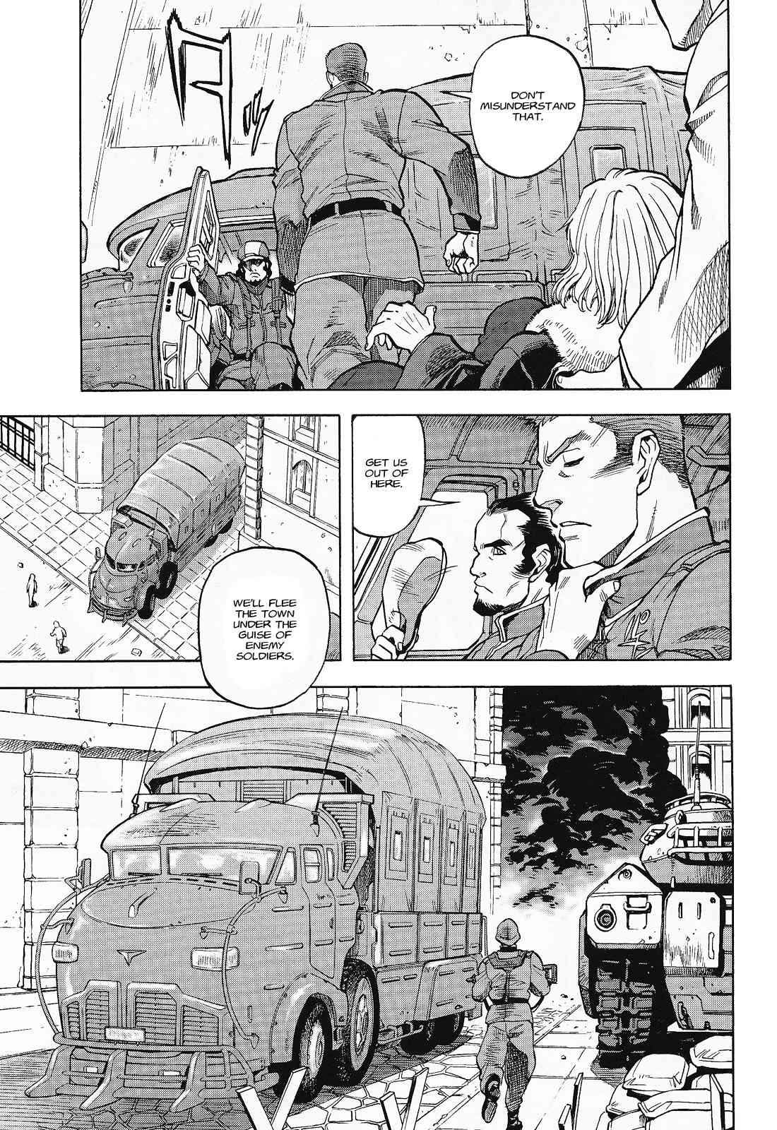 Kidou Senshi Gundam U.C. Hard Graph - Tetsu no Kanba Chapter 3 page 9 - Chapter 3: Flying High