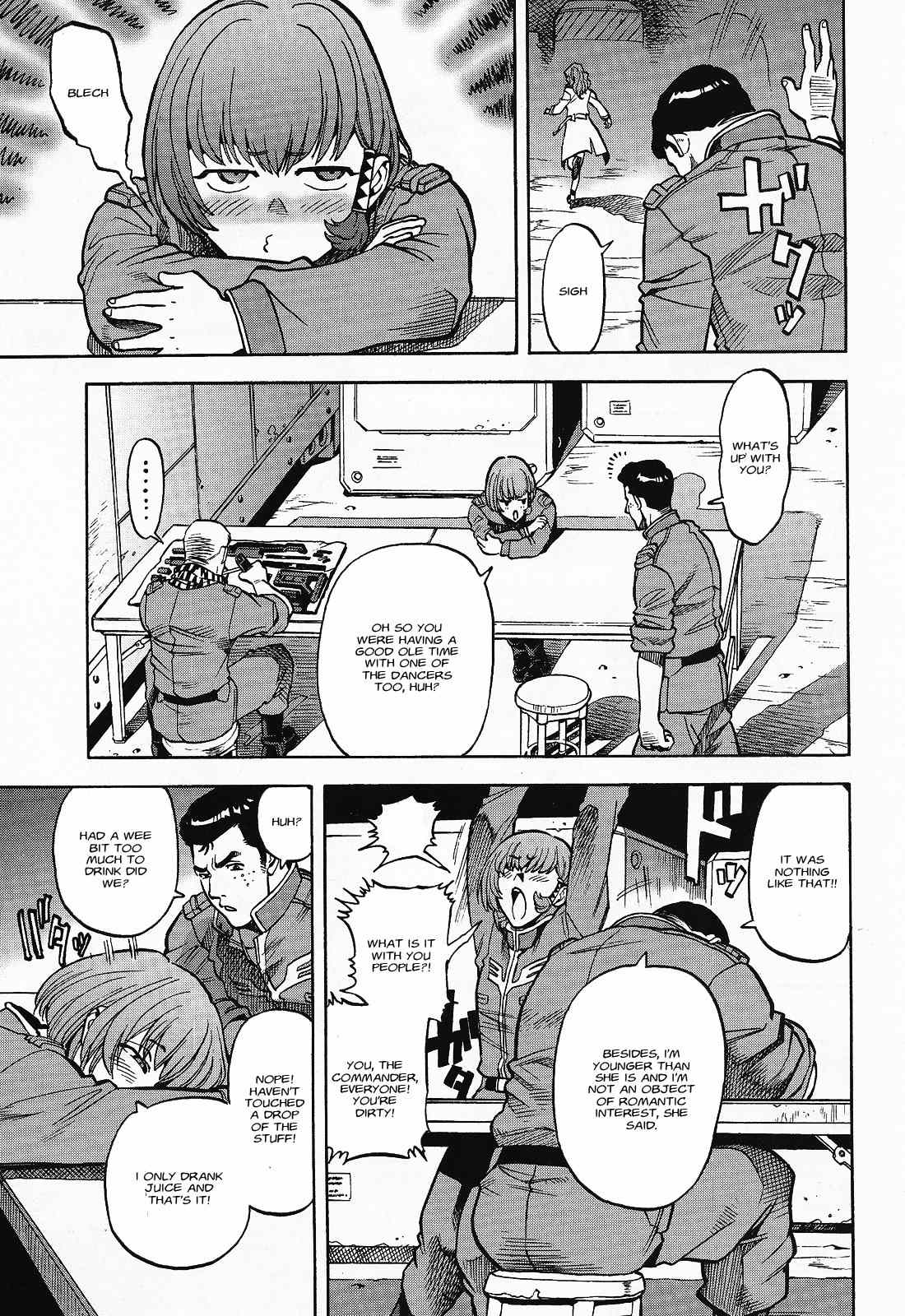Kidou Senshi Gundam U.C. Hard Graph - Tetsu no Kanba Chapter 4 page 23 - Chapter 4: Feast of Nostalgia