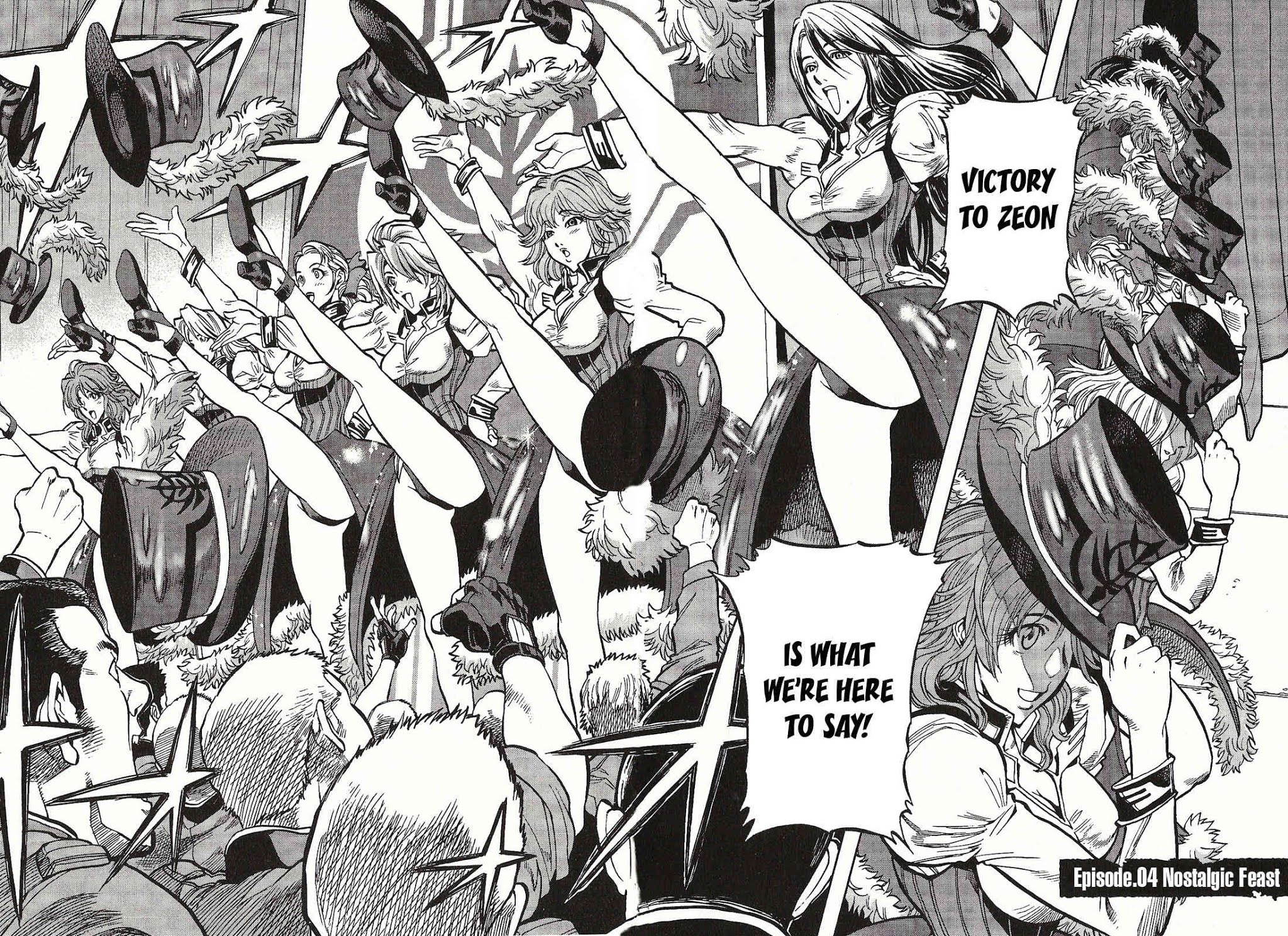 Kidou Senshi Gundam U.C. Hard Graph - Tetsu no Kanba Chapter 4 page 3 - Chapter 4: Feast of Nostalgia