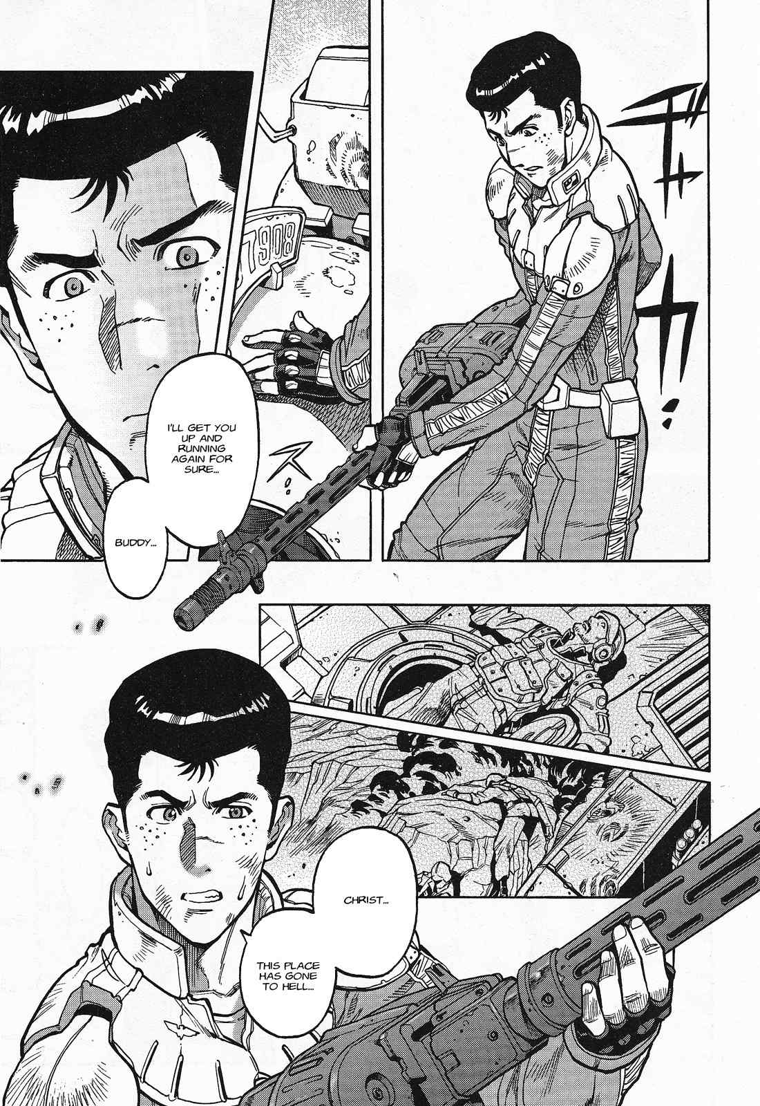Kidou Senshi Gundam U.C. Hard Graph - Tetsu no Kanba Chapter 5 page 18 - Chapter 5: Look up the Universe