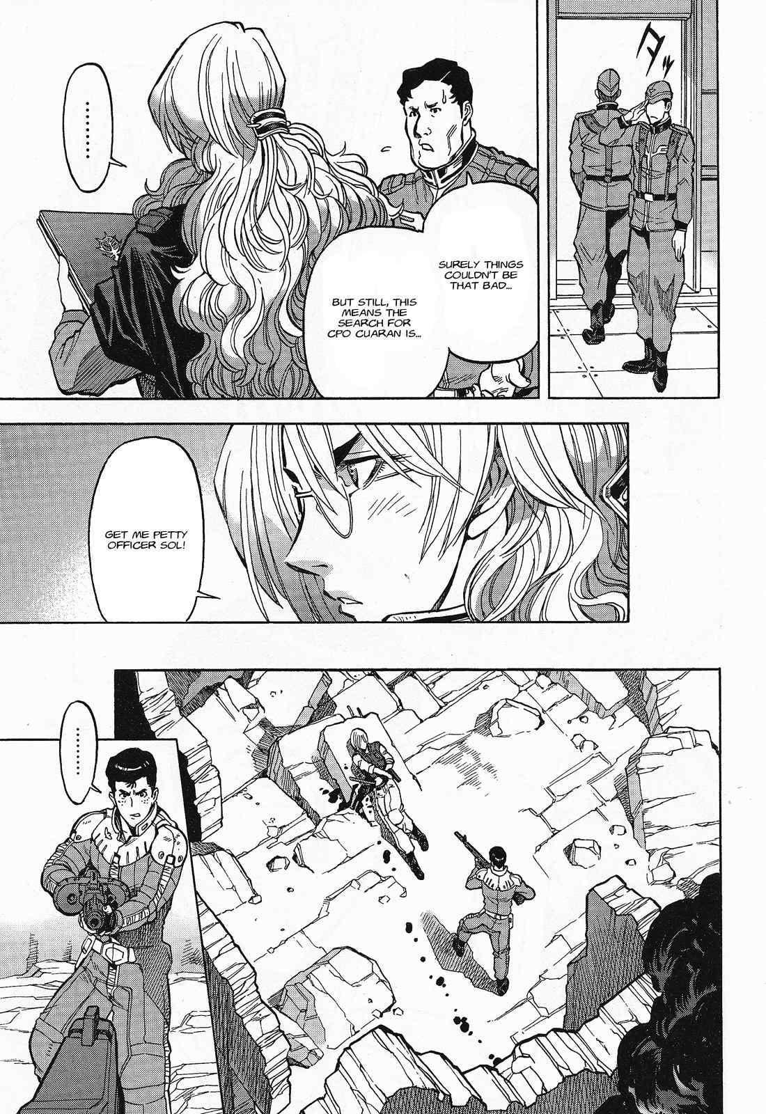 Kidou Senshi Gundam U.C. Hard Graph - Tetsu no Kanba Chapter 5 page 22 - Chapter 5: Look up the Universe