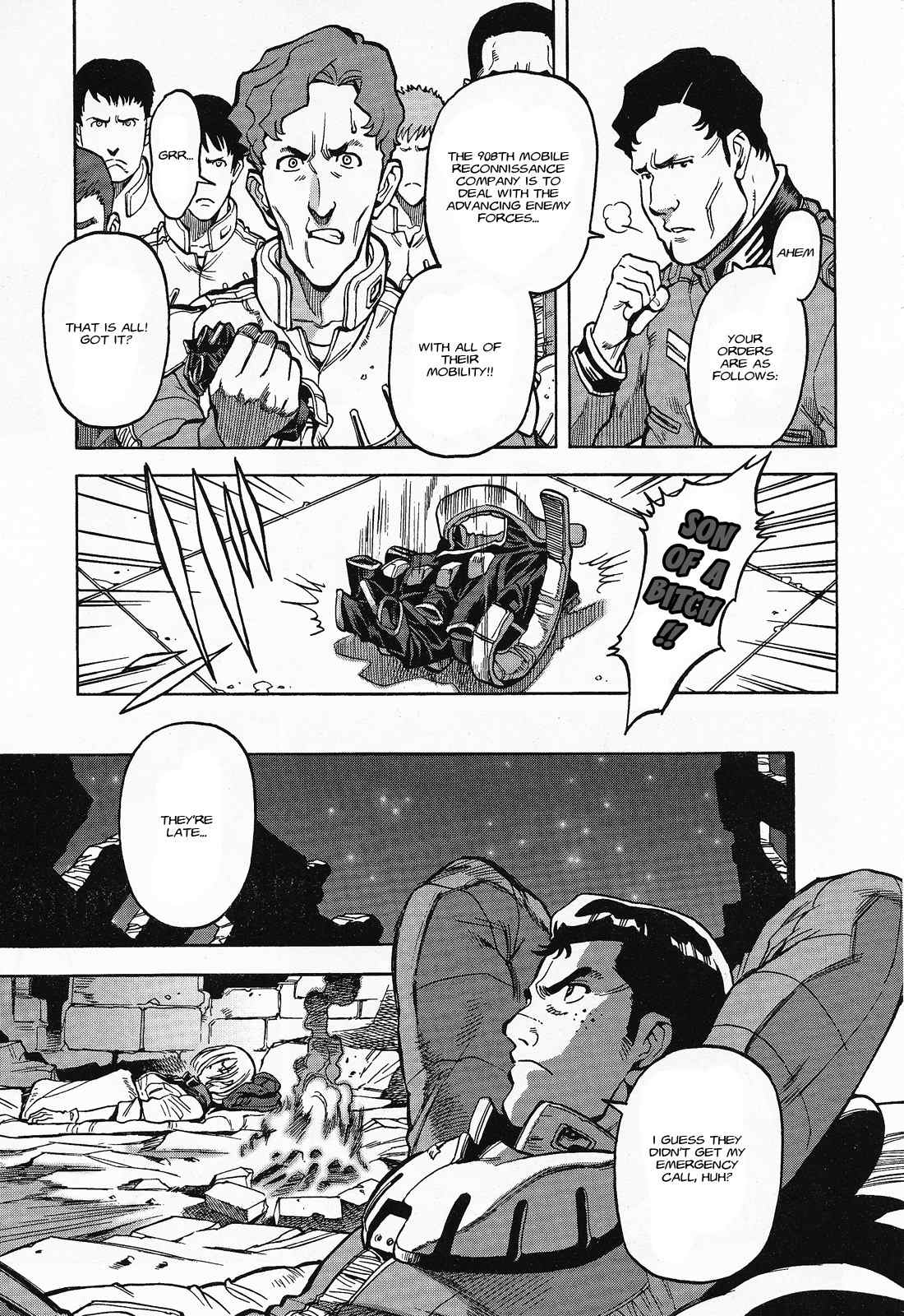 Kidou Senshi Gundam U.C. Hard Graph - Tetsu no Kanba Chapter 5 page 28 - Chapter 5: Look up the Universe