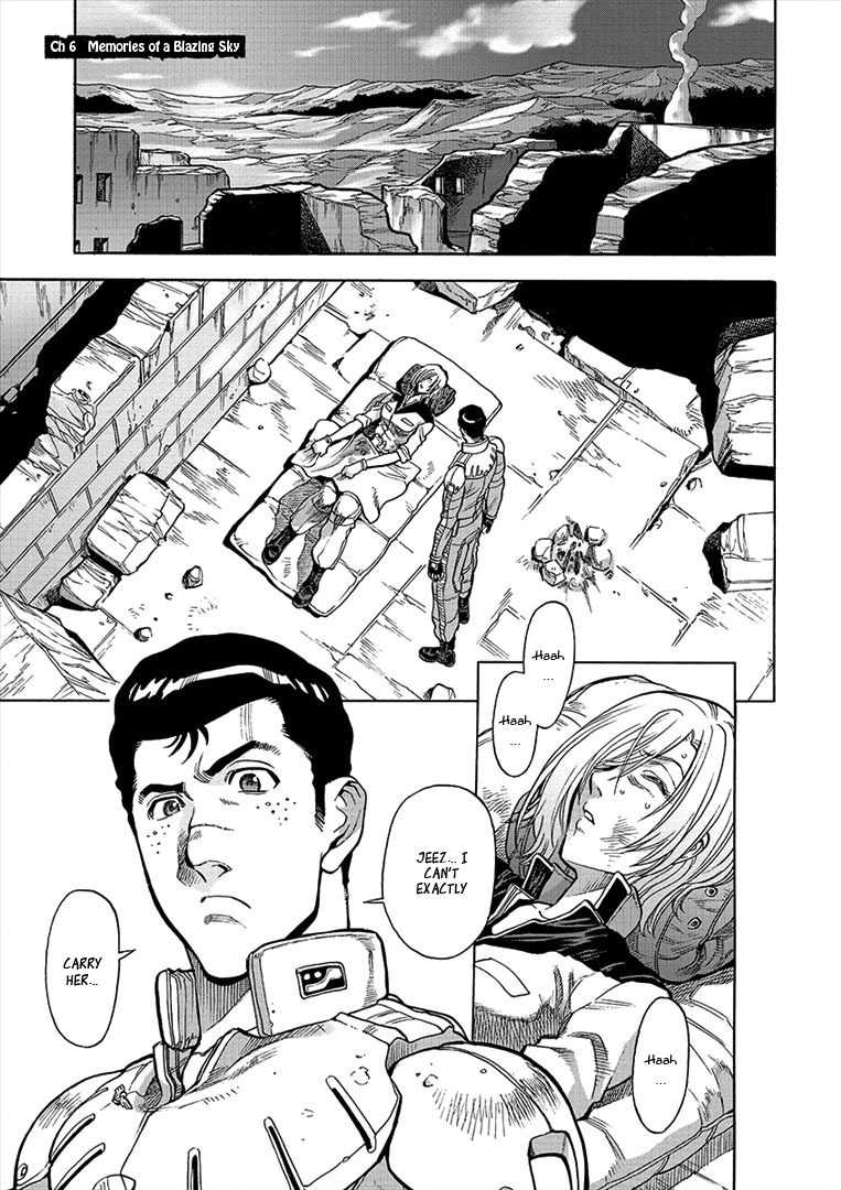 Kidou Senshi Gundam U.C. Hard Graph - Tetsu no Kanba Chapter 6 page 6 - Chapter 6: An Empty Blazing Reminiscences