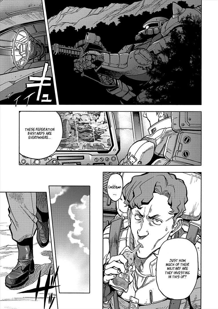 Kidou Senshi Gundam U.C. Hard Graph - Tetsu no Kanba Chapter 7 page 12 - Chapter 7: Reconnaissance in Force