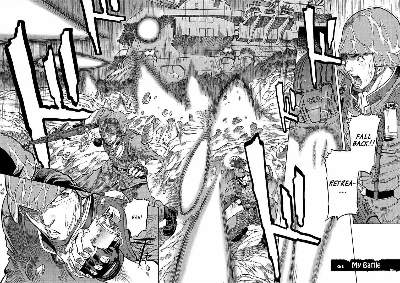 Kidou Senshi Gundam U.C. Hard Graph - Tetsu no Kanba Chapter 8 page 3 - Chapter 8: Mein Kampf