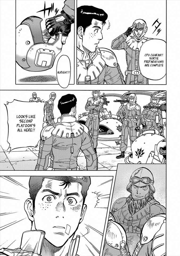 Kidou Senshi Gundam U.C. Hard Graph - Tetsu no Kanba Chapter 9 page 13 - Chapter 9: "Black" Hounds