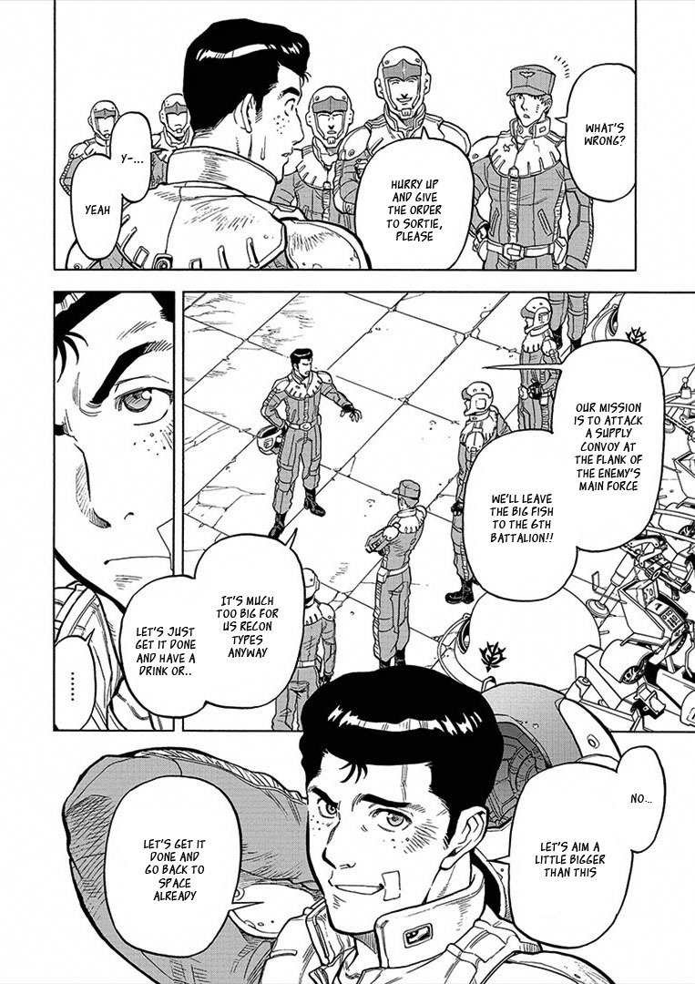 Kidou Senshi Gundam U.C. Hard Graph - Tetsu no Kanba Chapter 9 page 14 - Chapter 9: "Black" Hounds