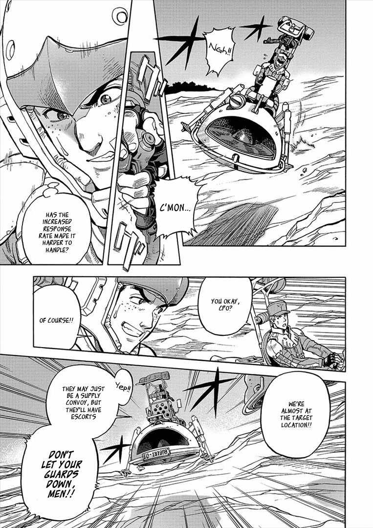Kidou Senshi Gundam U.C. Hard Graph - Tetsu no Kanba Chapter 9 page 17 - Chapter 9: "Black" Hounds