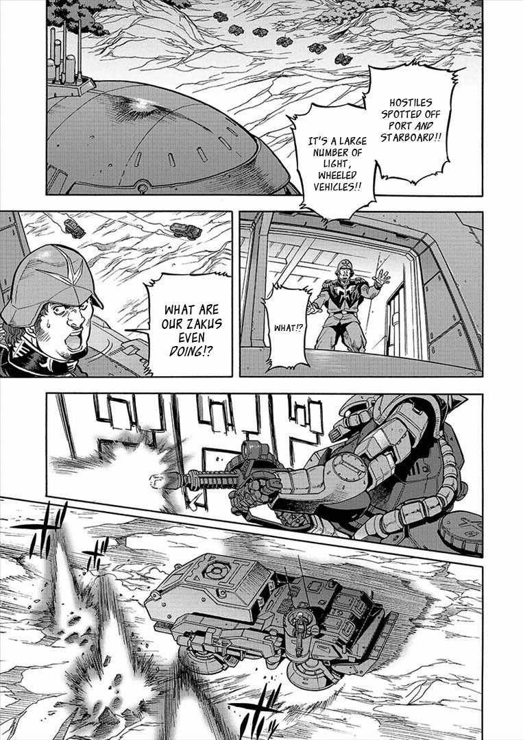 Kidou Senshi Gundam U.C. Hard Graph - Tetsu no Kanba Chapter 9 page 23 - Chapter 9: "Black" Hounds