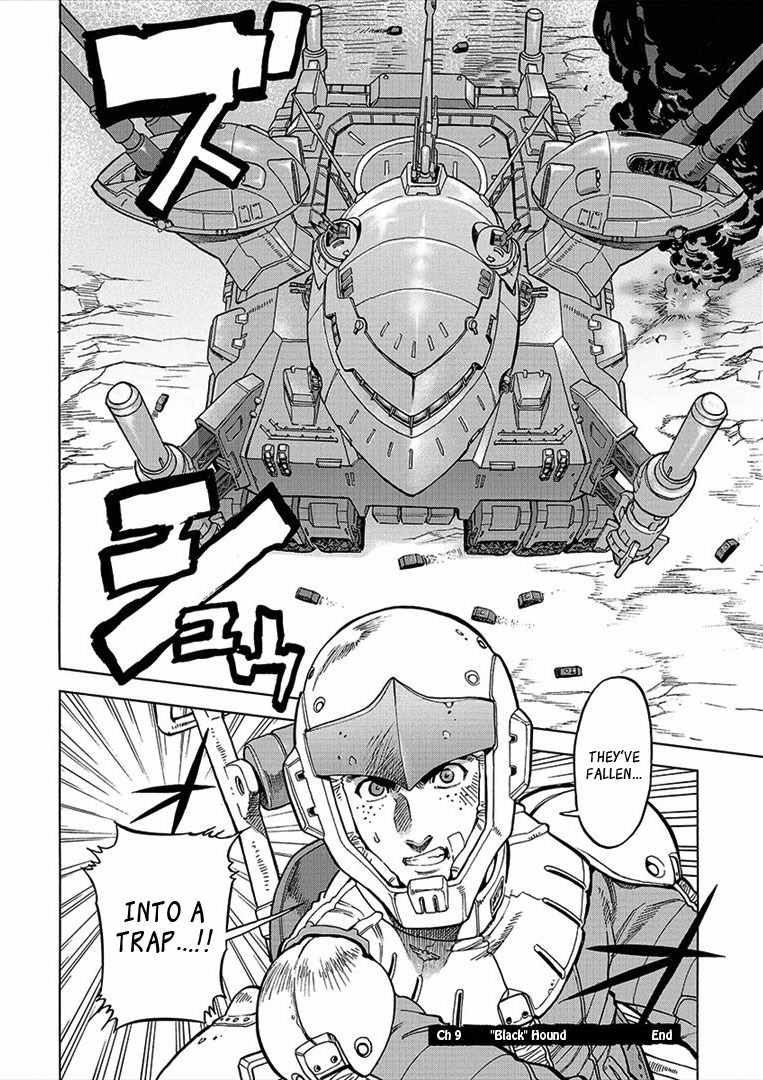 Kidou Senshi Gundam U.C. Hard Graph - Tetsu no Kanba Chapter 9 page 27 - Chapter 9: "Black" Hounds