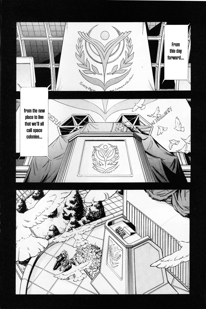 Kidou Senshi Gundam UC: Bande Dessinee Chapter 1 page 5 - Chapter 1: Day of the Unicorn - Act.001