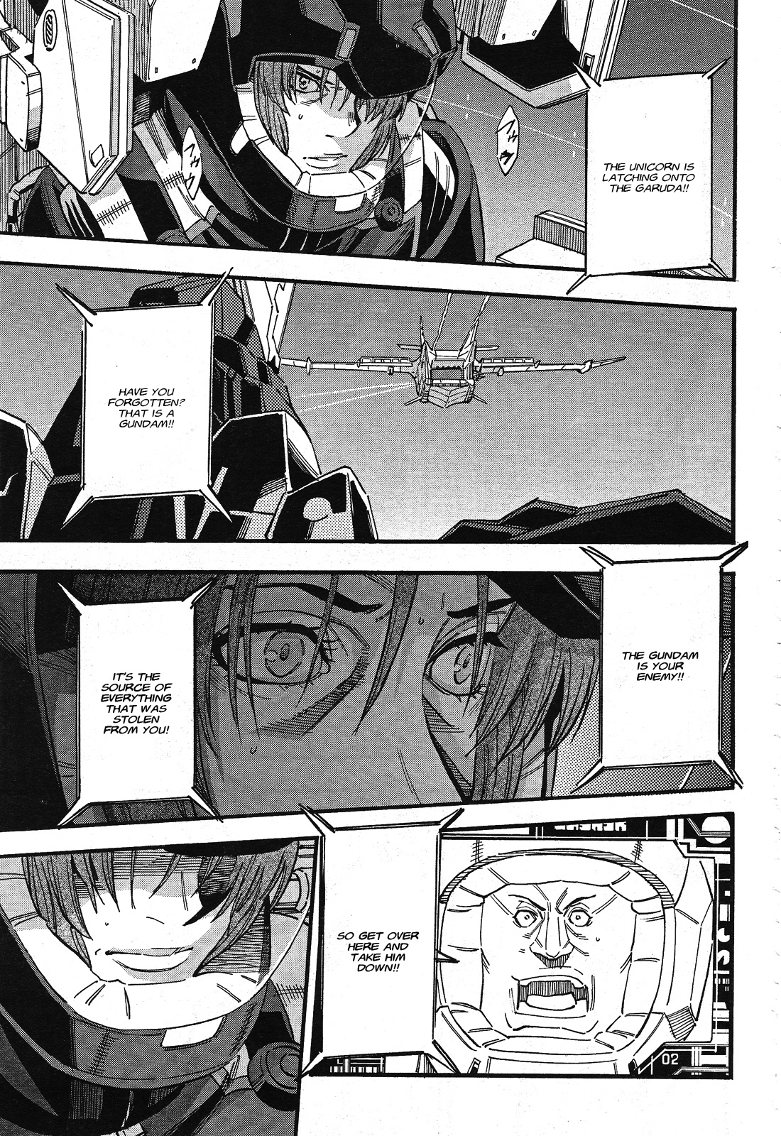 Kidou Senshi Gundam UC: Bande Dessinee Chapter 48 page 11 - Chapter 48: The Black Unicorn - Act.009