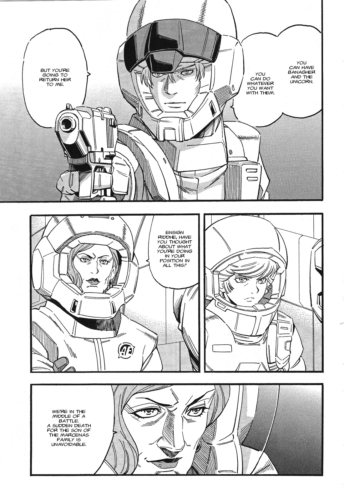 Kidou Senshi Gundam UC: Bande Dessinee Chapter 48 page 13 - Chapter 48: The Black Unicorn - Act.009